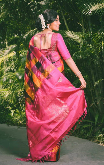 Television Serial Actress Ramya Subramanian Stills In Red Saree 109